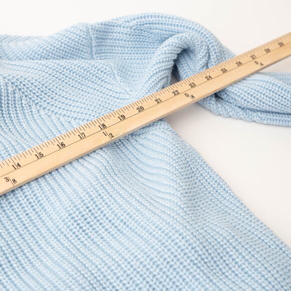 Jason Wu x RTR Tie Detail Blue Knit Sweater - Picture 9 of 11